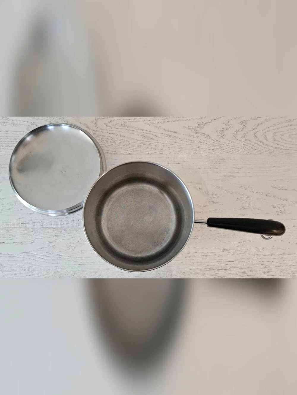 Revere Ware 1801 2 Qt. Sauce Pan Pot with Lid Copper Bottom U.S.A